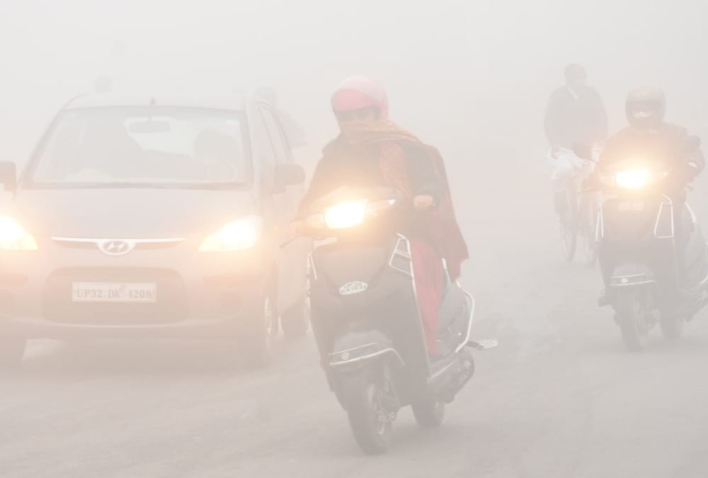 fall in temperature of lucknow