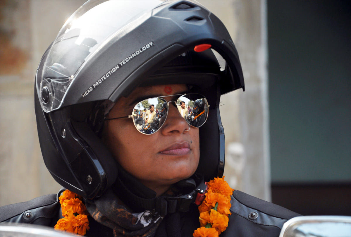 women bike riders gang reached in kanpur