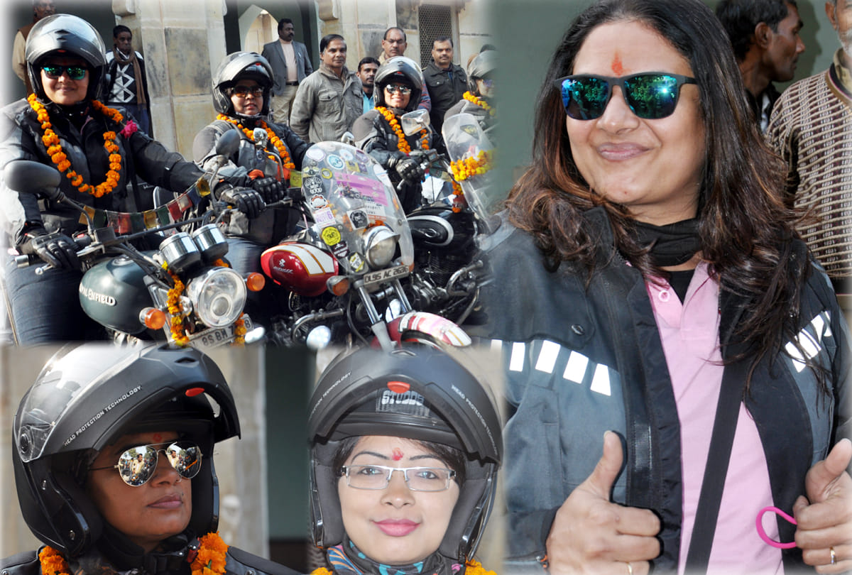 women bike riders gang reached in kanpur