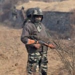 अवंतीपोरा मुठभेड़ के दौरान तैनात जवान