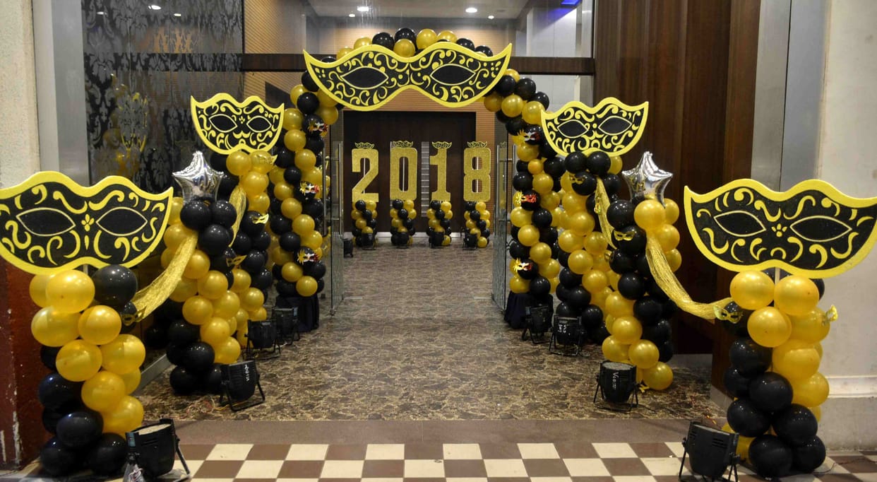 New year celebration in hotel in varanasi