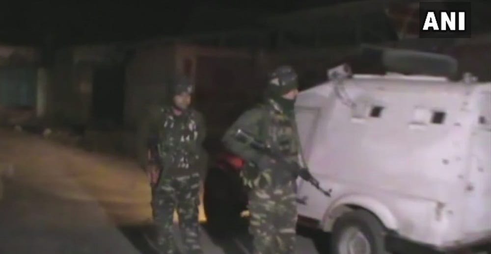 Terrorists fired upon joint post of police and CRPF near Pulwama