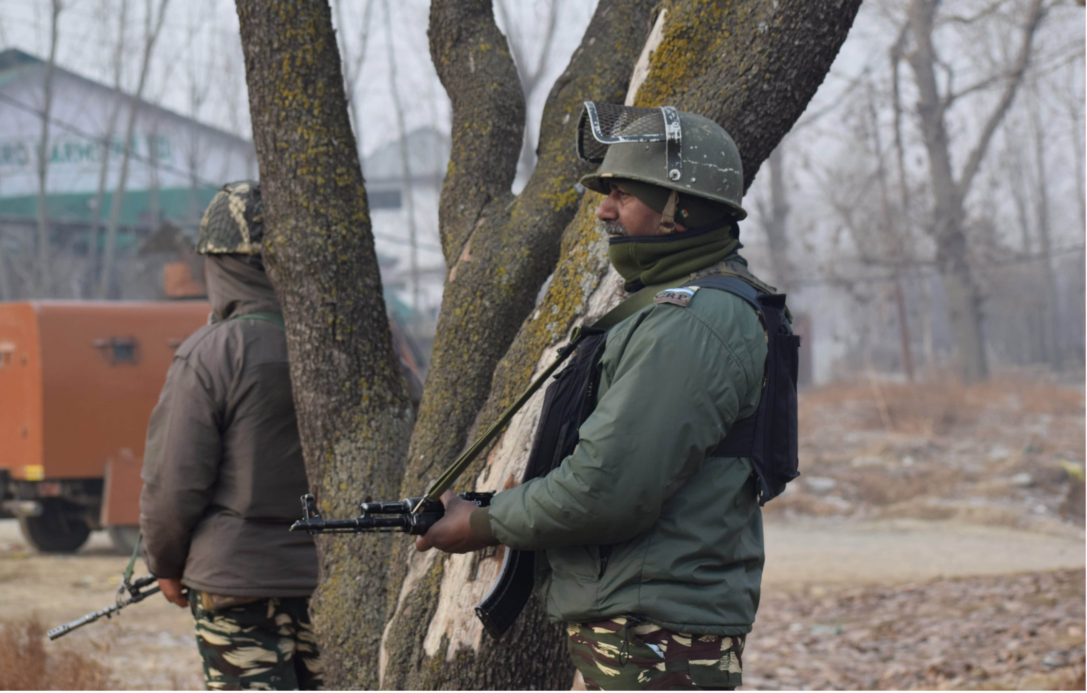 PHOTO GALLERY OF PULWAMA ENCOUNTER IN J&K