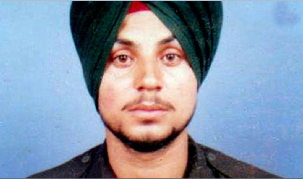jawan jagshir singh martyr in sniper shot in naushera sector rajouri