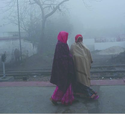 Fog and cold wave continued in Muzaffarnagar
