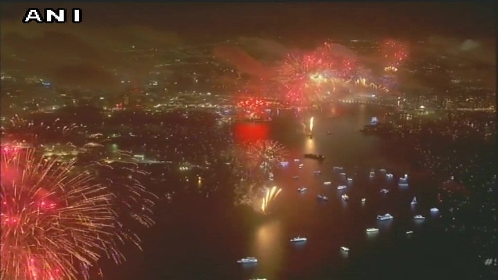 New Year 2018 worldwide celebration pictures