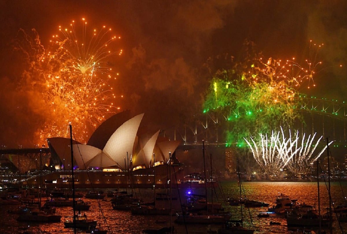 New Year 2018 worldwide celebration pictures