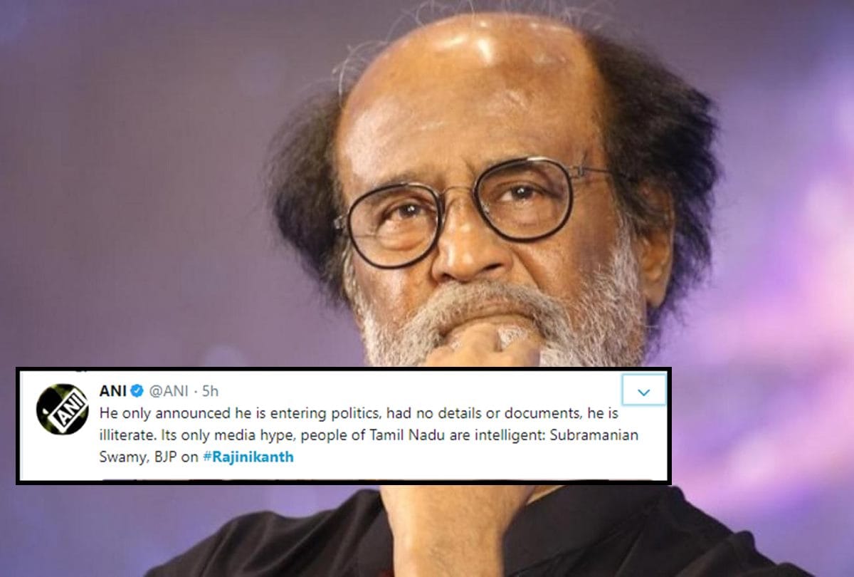 Rajinikanth to Enter Politics: Subramanian Swamy to Amitabh Bachchan People Reaction on Twitter