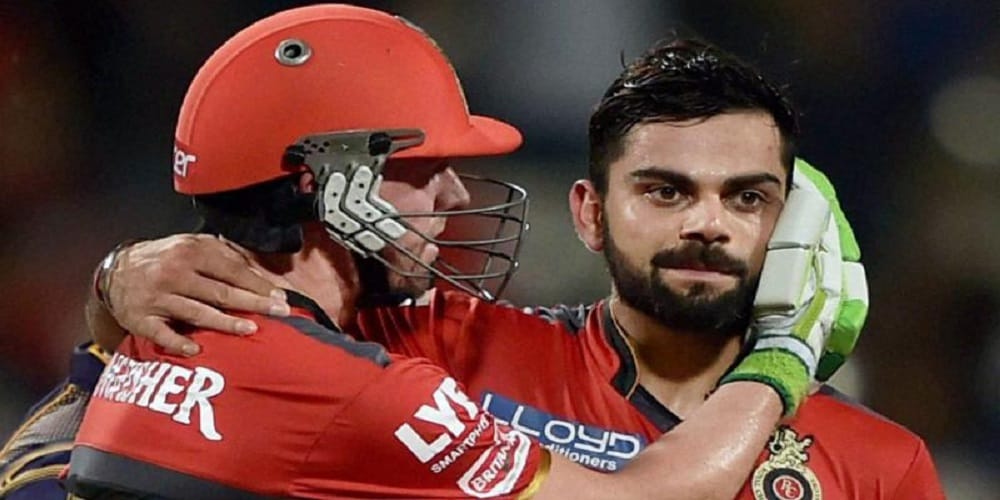 kohli says the series is not between me and AB de Villiers