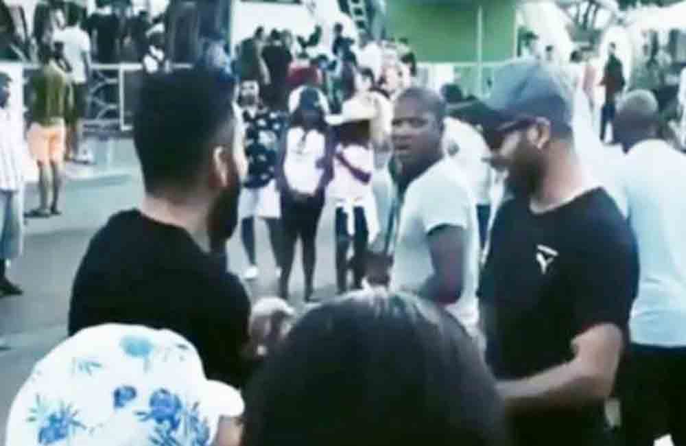 virat kohli and shikhar dhawan does bhangra in capetown streets with zoravar, video viral