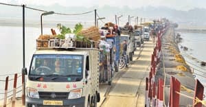 The first bath festival of the Magh Fair is Paush Purnima tomorrow