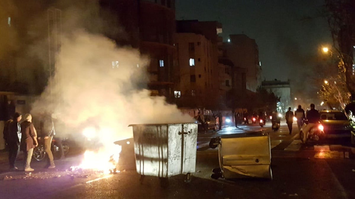 At least 12 people have been killed in Iran during anti-government protests