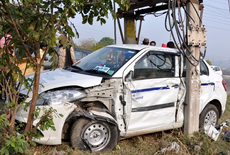panchkula car accident on 31 decemnber night