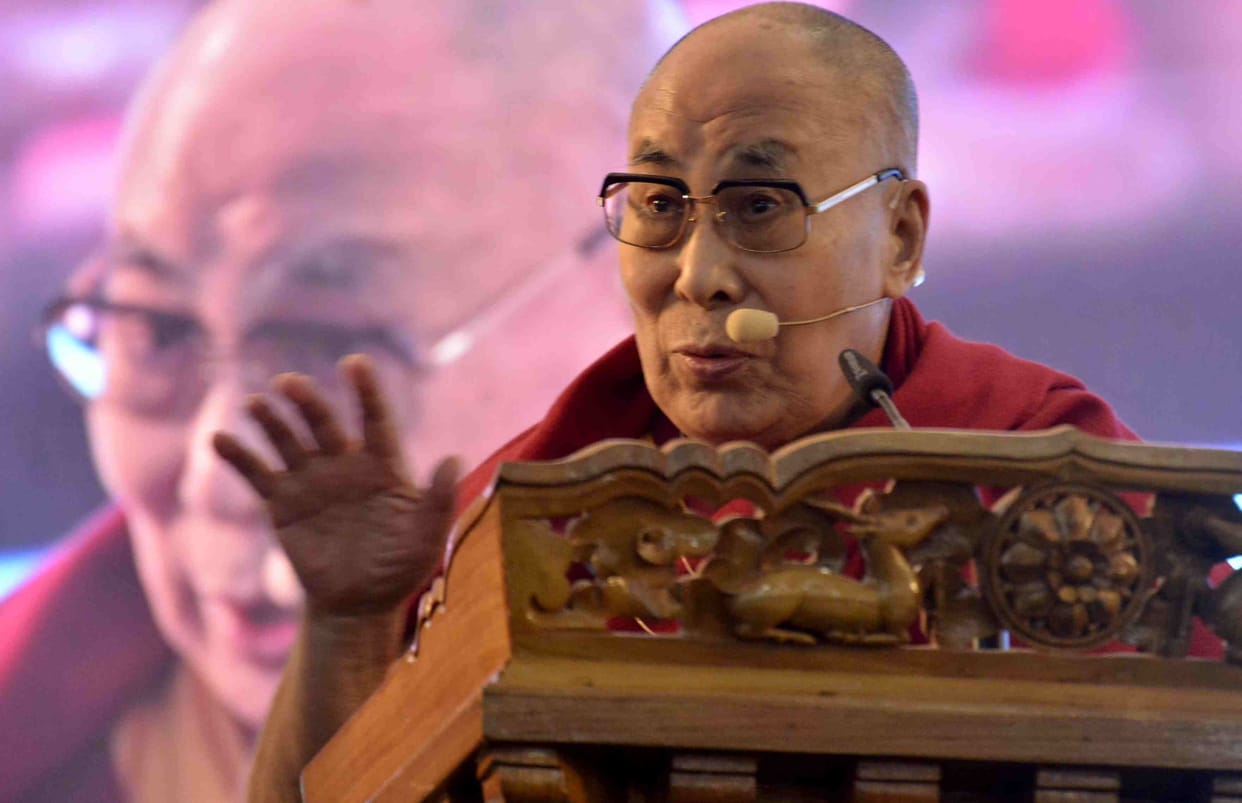 Buddhist leader dalai lama gives statement on kashmir issue in mainpuri