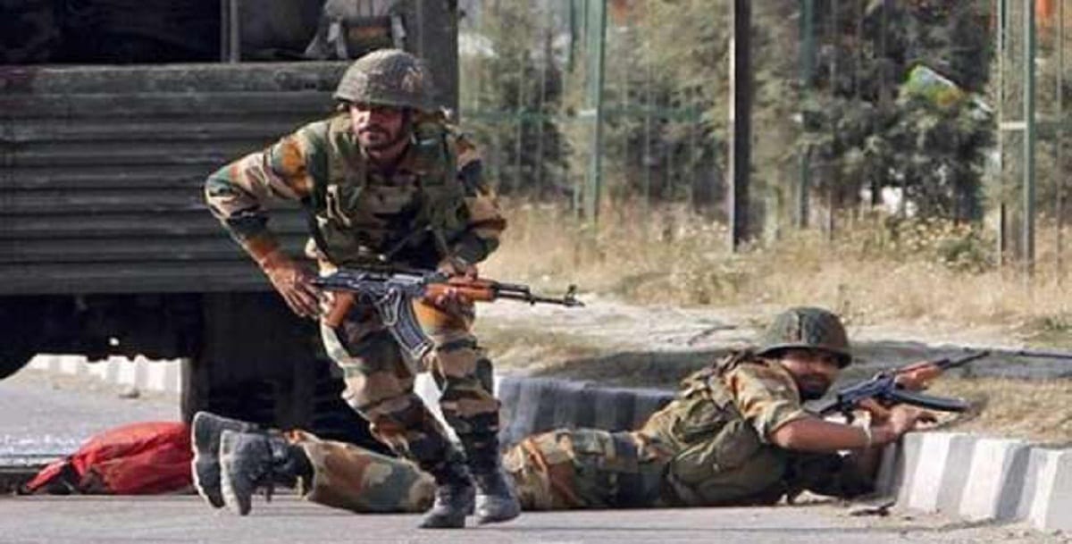  Terrorists hurled grenade towards police station in Shopian