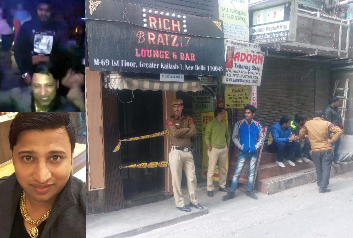 greater kailash pub firing, drunk man fired in pub shot in businessman neck admitted to hospital