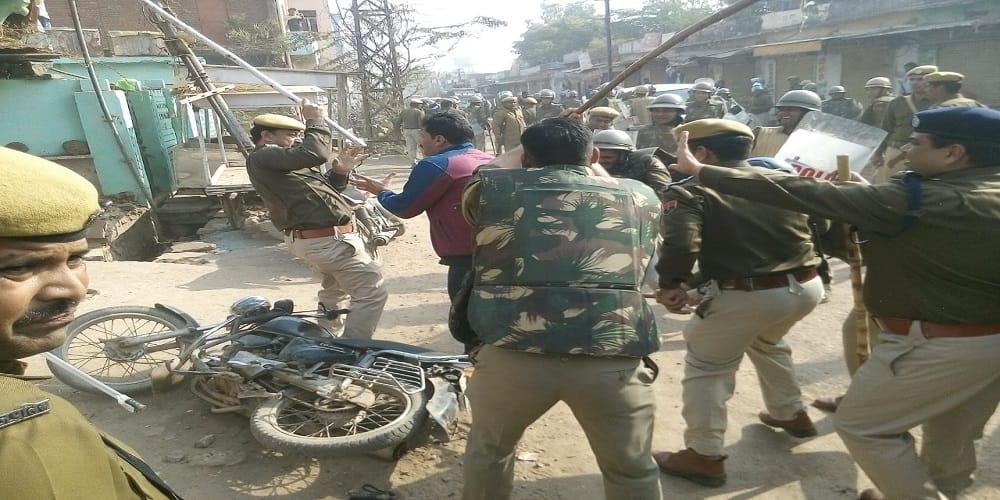 rajasthan bundi- section 144 imposed in the city 4 dozens arrested 