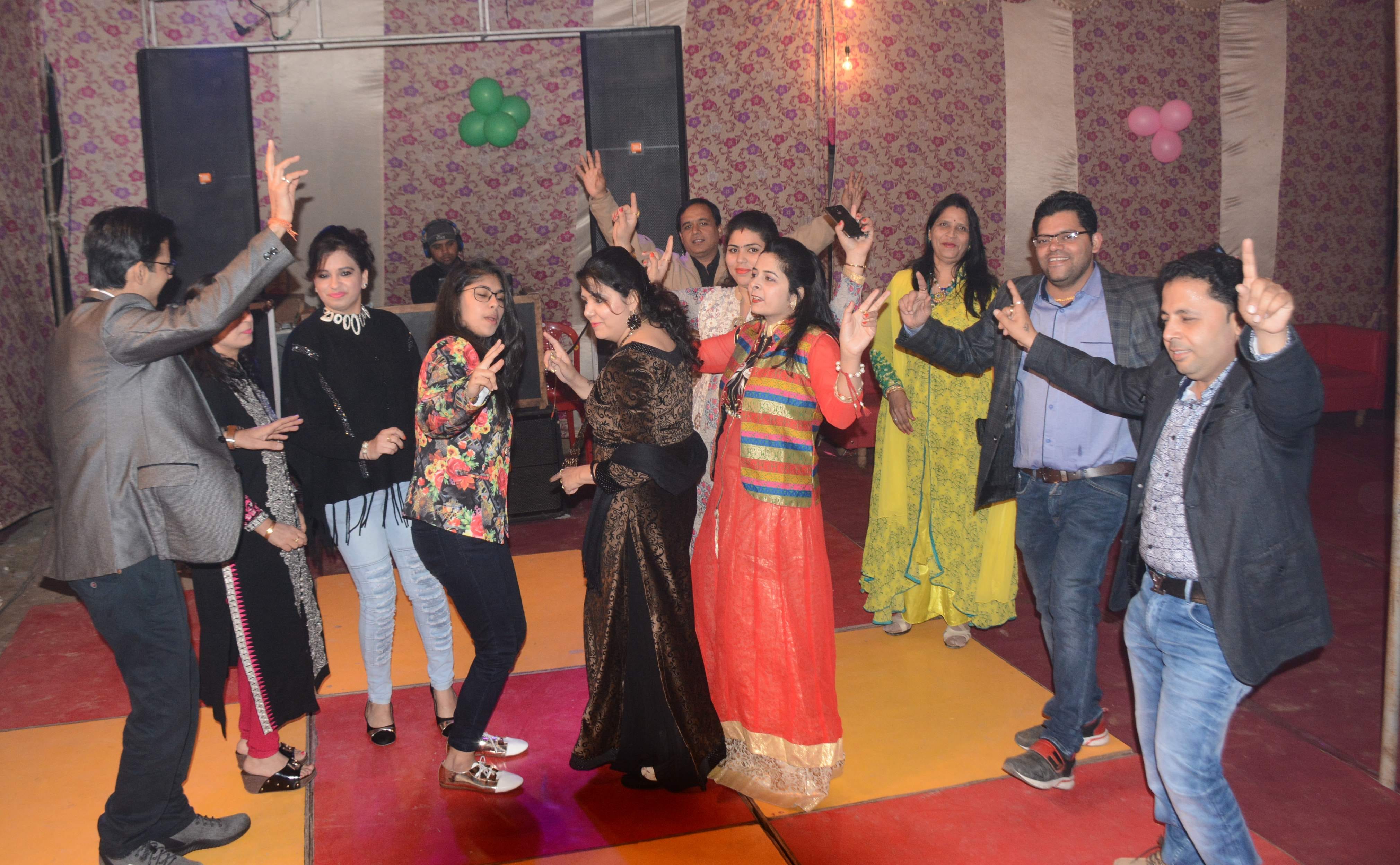 New year 2018 celebration in moradabad