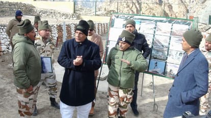 Rajnath singh special new year gift to soldiers posted on india china border