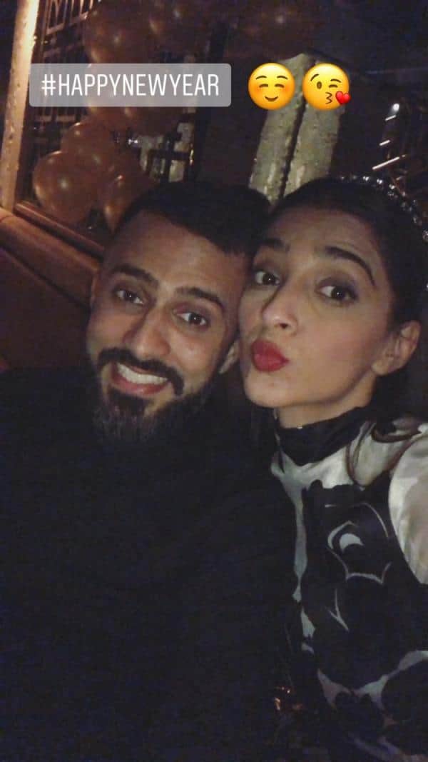 Sonam Kapoor and Anand Ahuja celebrate New Year in Paris