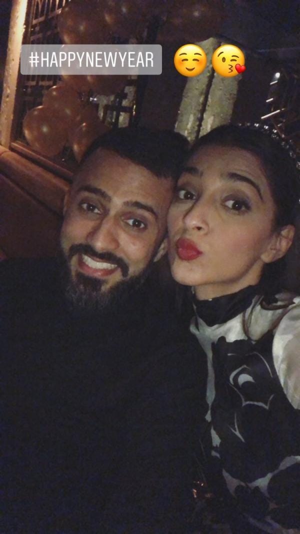 Sonam Kapoor and Anand Ahuja celebrate New Year in Paris