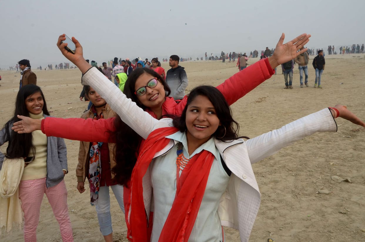 New year celebrations at picnic spots and malls in varanasi