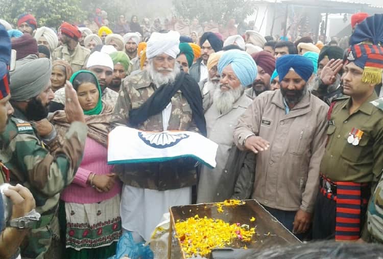Funeral of Martyr Solder Jagsir Singh, Punjab News
