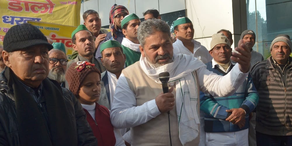 Rakesh Tikait said- continued march in MDA office, the warning