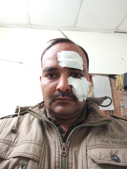 accident on Yamuna Expressway in mathura due to fog