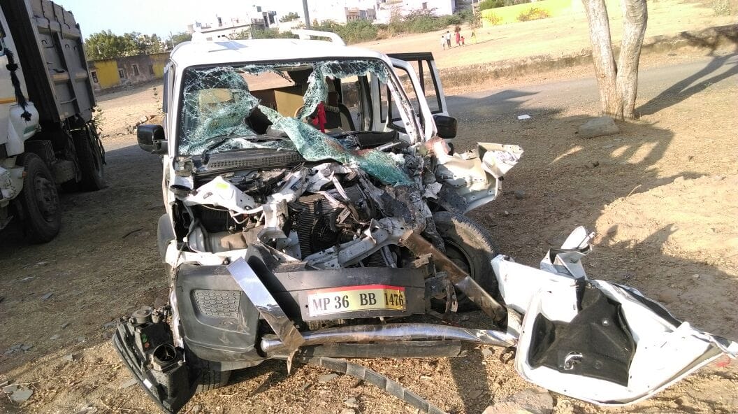 rajasthan- few family member injured in a road accident in ajmer
