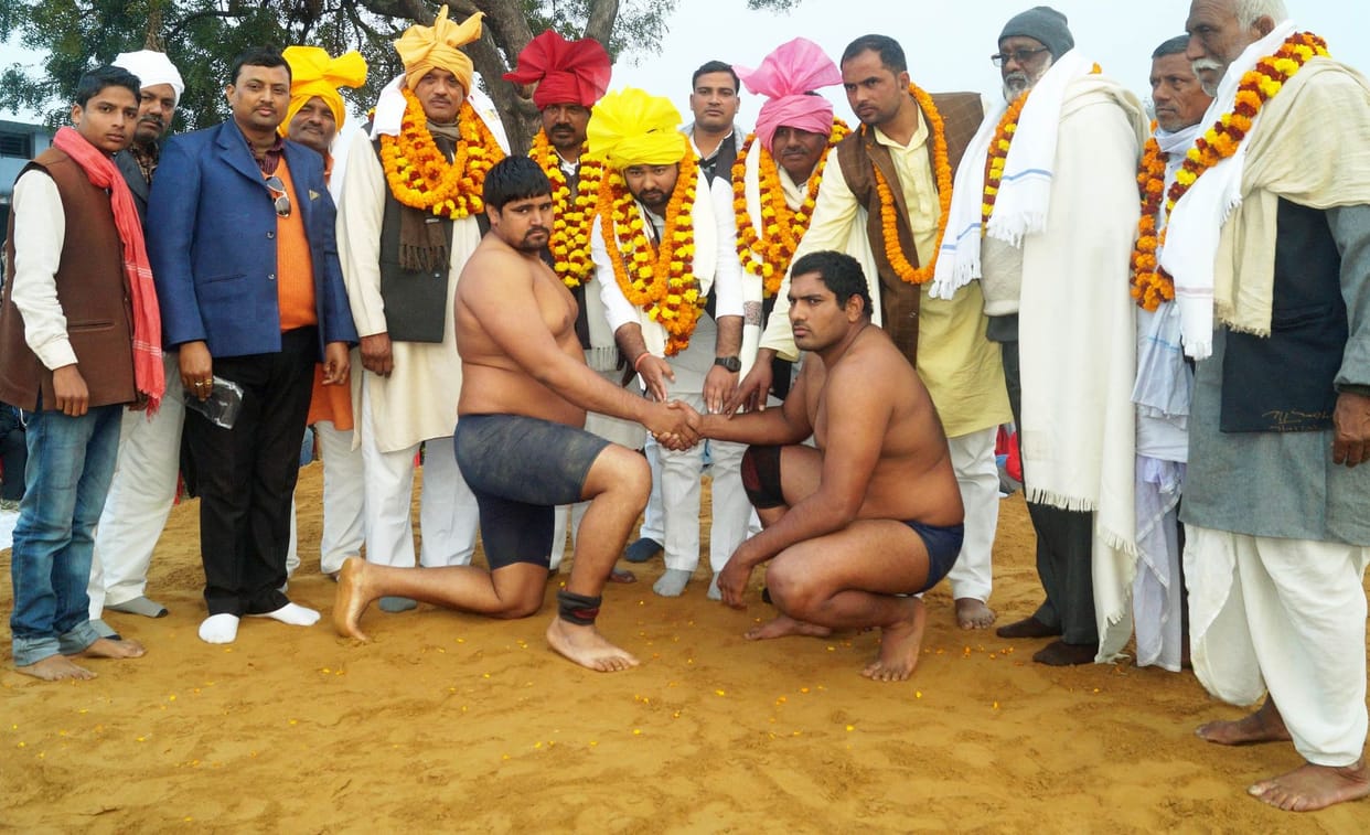 दंगल में बलिया ने मऊ को किया पराजित