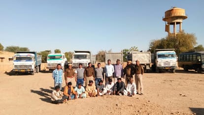 rajasthan- police caught eight person in jaisalmer
