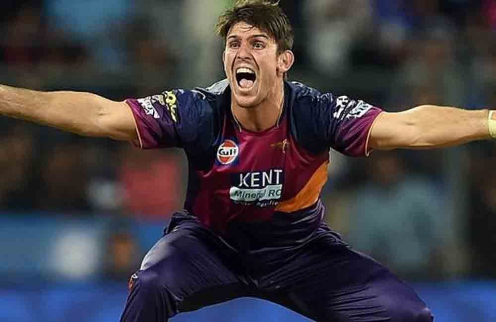 Australian all rounder Mitchell Marsh injured hand while punching dressing room wall