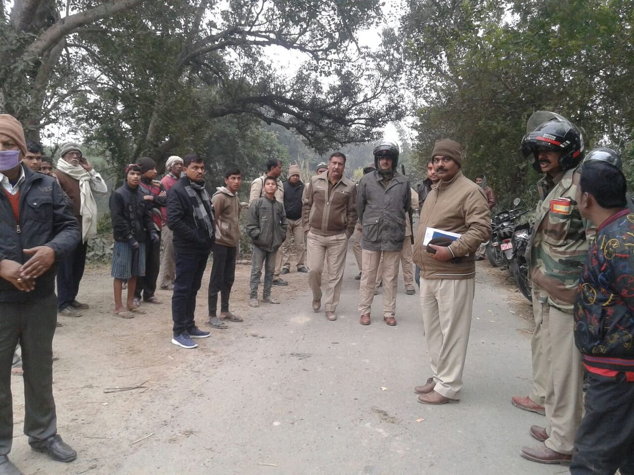 a young man killed girl's father when Protest to molestation
