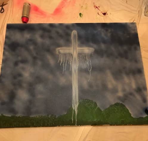 Justin Bieber selling painting for charity