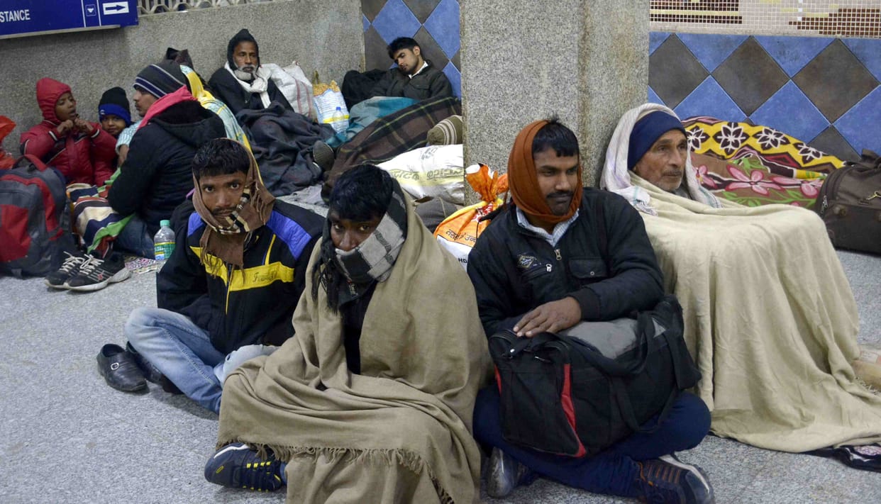 Varanasi is coldest in the state on first january