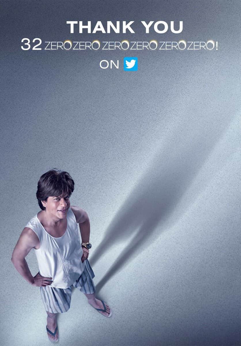 Shah rukh Khan new film Zero poster has been released, shahrukh in new Dwarf avatar