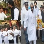 Shahrukh and Abhishek Bachchan attends funeral of Nikhil Dwivedis father