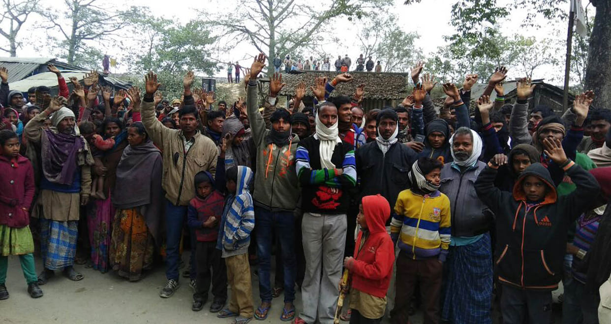 villagers demeanded arrest of gangrap acused