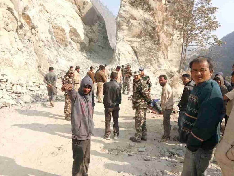supervisor and labour killed during mountain collapse in champawat