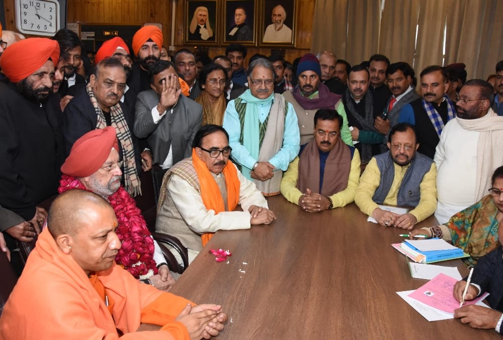 property of bjp rajya sabha candidate hardeep puri.