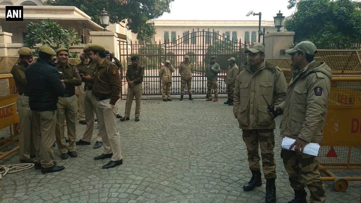 BhimaKoregaon Violence: AISA Protest outside Maharashtra House In Delhi