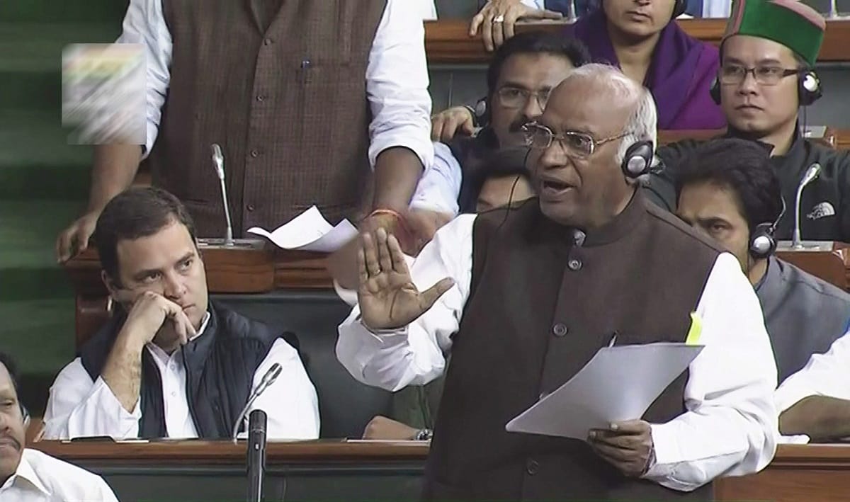  Bhima Koregaon Violence in loksabha Mallikarjun Kharge said pm can't stay mum