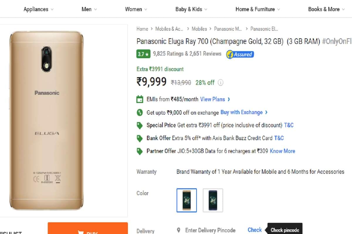 Flipkart new year mobile sale, Buy these 5 4G Smartphone under Rs 10,000 with 3GB RAM