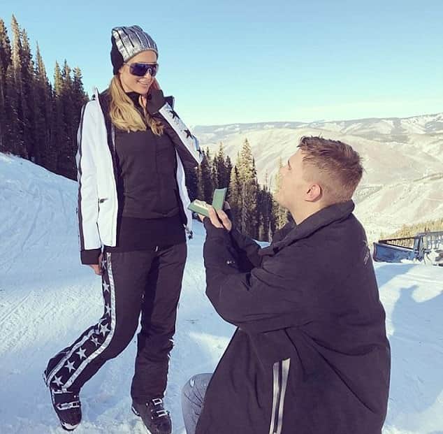 Paris Hilton engaged with her boyfriend Chris zylka
