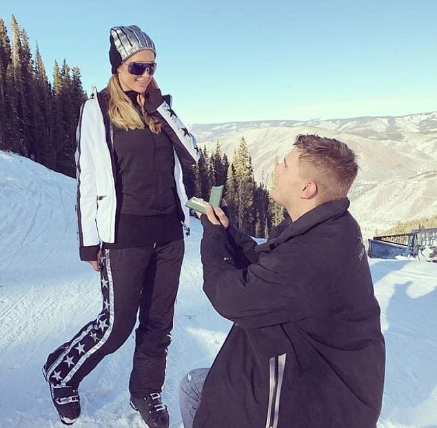 Paris Hilton engaged with her boyfriend Chris zylka