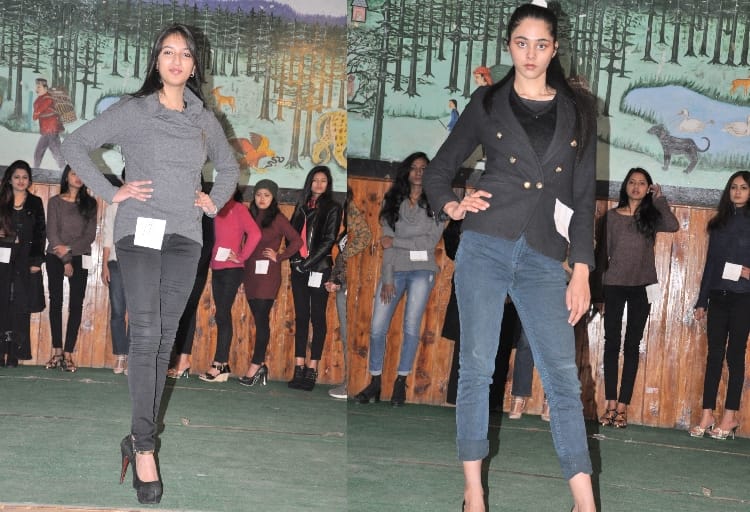 manali winter queen 2018 models catwalk on ramp  
