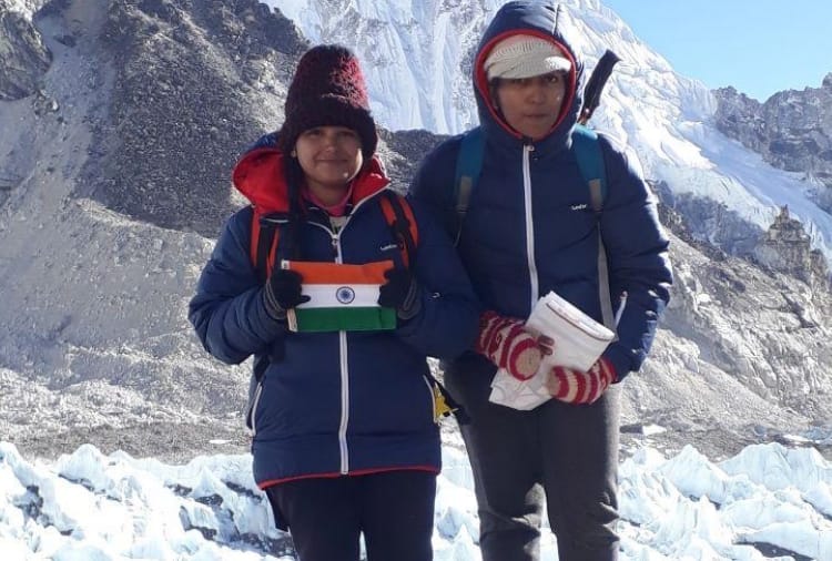 poorva dhavan hosted tiranga at everest base camp