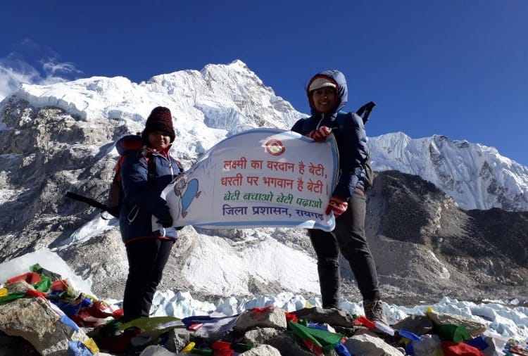 poorva dhavan hosted tiranga at everest base camp