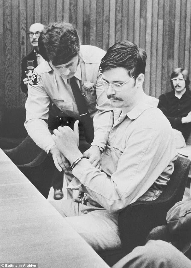 American serial killer Edmund Kemper who killed 10 including his family members